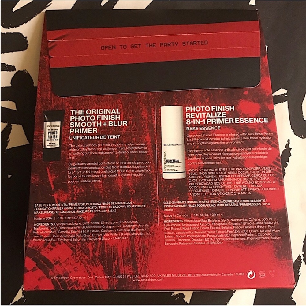 Smashbox Pre-Game Mini Primer Partners Set - Mini Photo Finish Primer & Essence - Picture 8 of 11